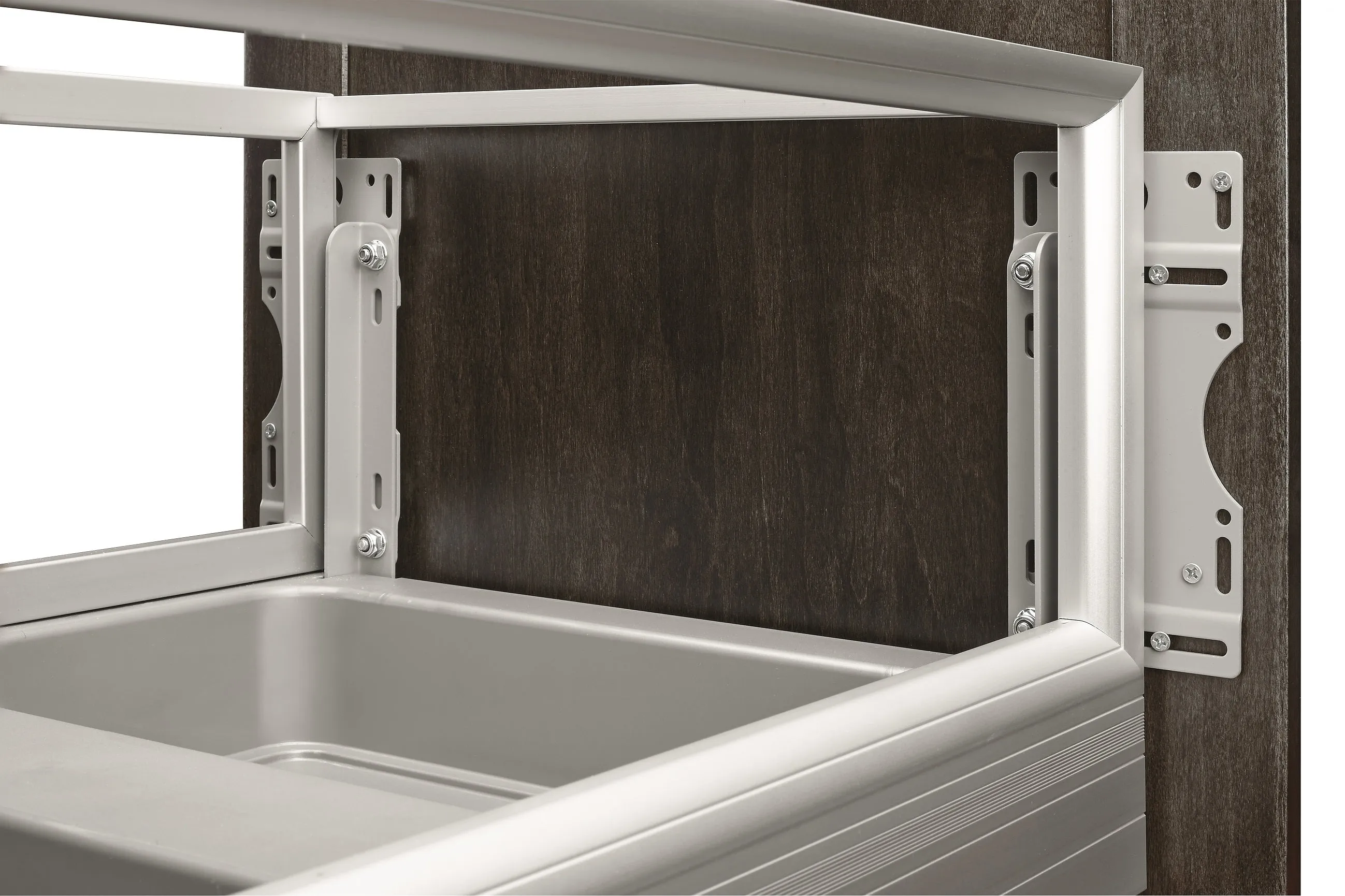 Rev-A-Shelf Double 50 Quart Pull-Out Waste Container w/Rev-A-Motion 5149-2150DM-211
