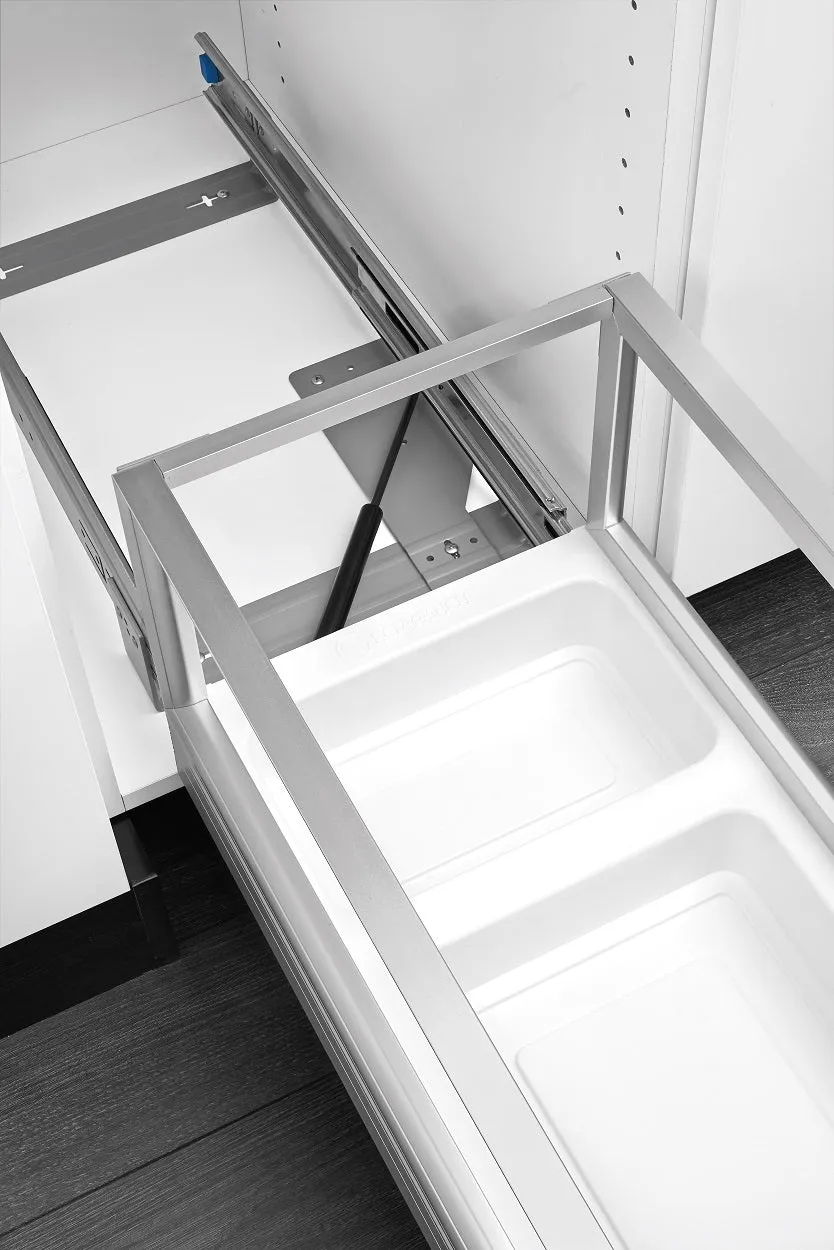 Rev-A-Shelf Double 50 Quart Pull-Out Waste Container w/Rev-A-Motion 5149-2150DM-211