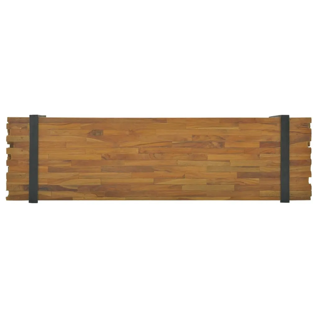 TV-Schrank 110x30x32,5 cm Massivholz Teak