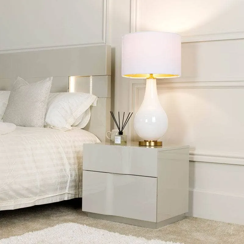 Verona Nightstand - Cashmere