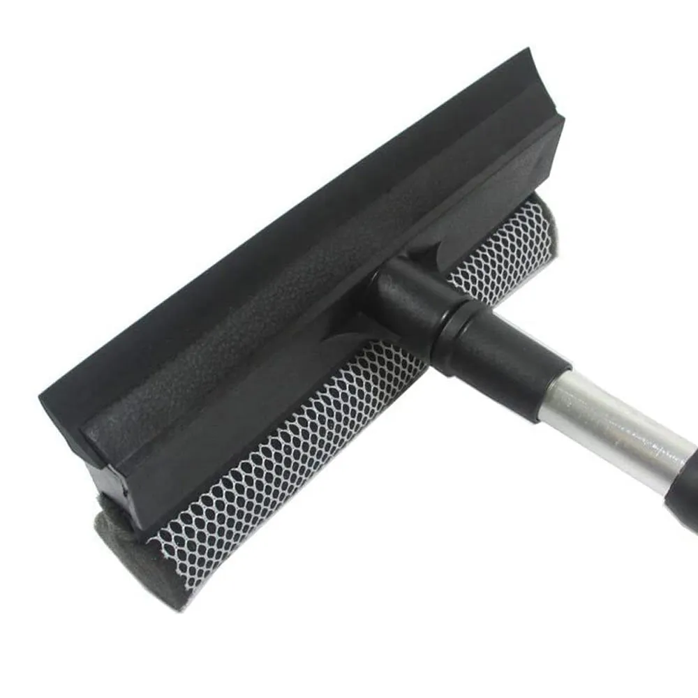 Window Squeegee Cleaner 38" Extendable Long Handle Car Cleaning Window Glass