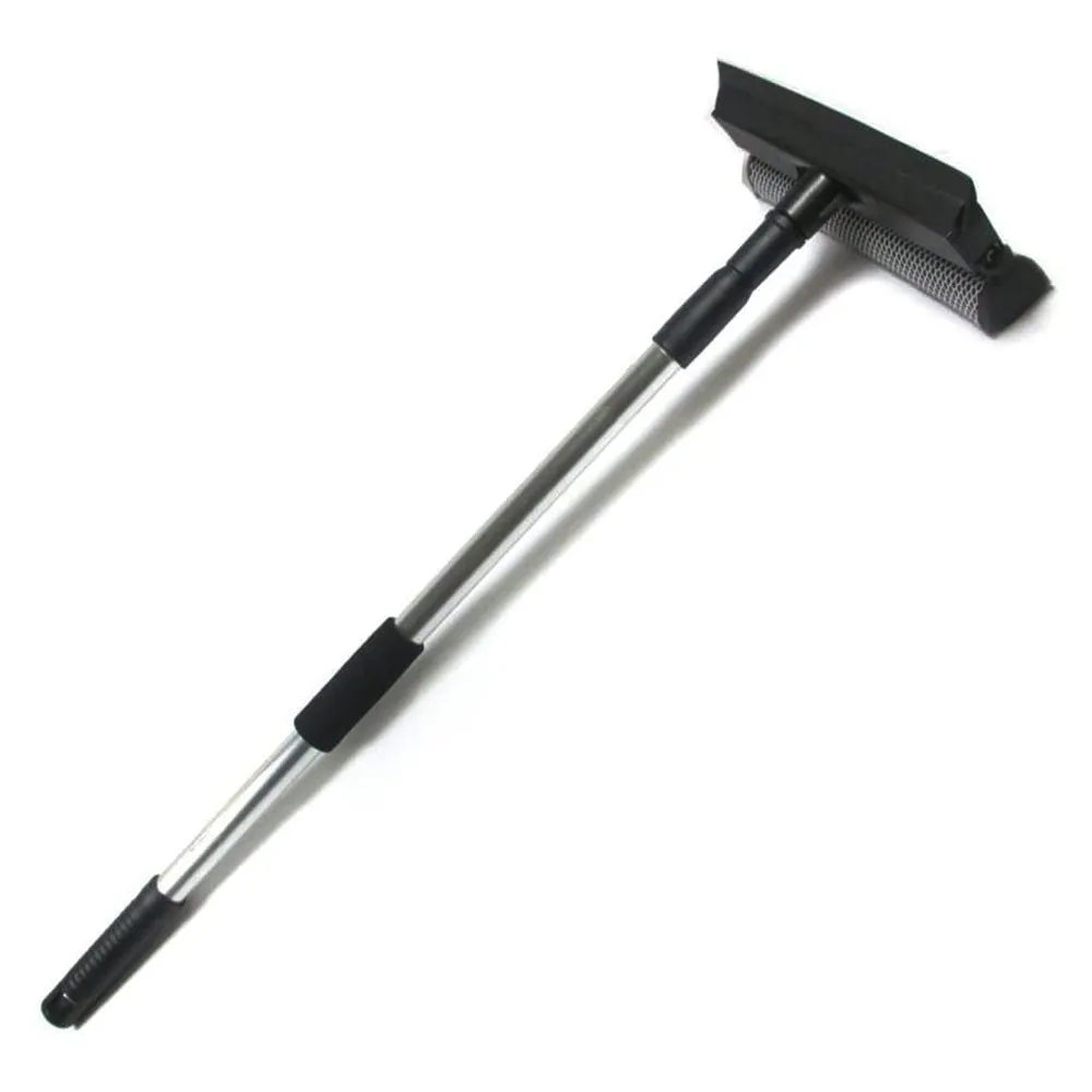 Window Squeegee Cleaner 38" Extendable Long Handle Car Cleaning Window Glass